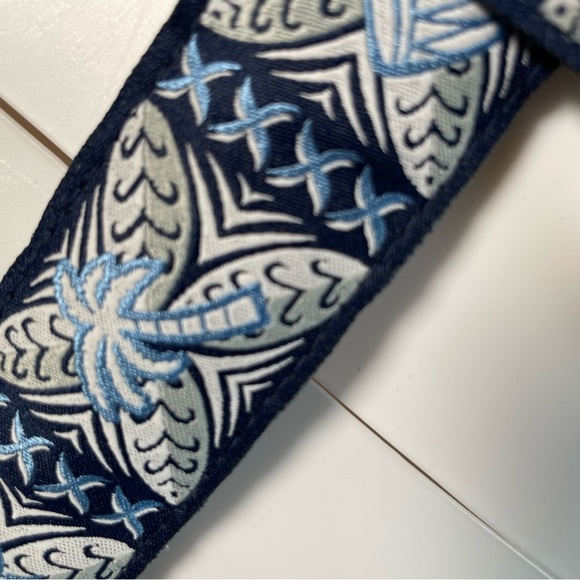 Punch USA Blue Hawaiian Theme Belt D Ring Ribbon Y2K Preppy Golf Blue One Size - Picture 5 of 11